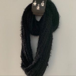 NEW Twig & Arrow Black Eternity Loop Scarf